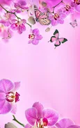 Pink Flowers Live Wallpaper screenshot 1