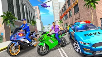 US Police Moto Bike Games