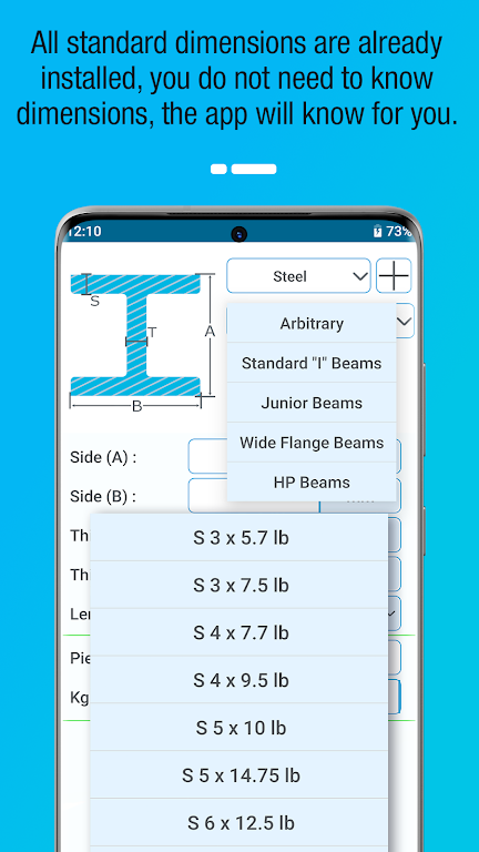 Metal Weight Calculator screenshot 6