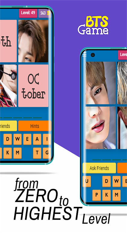 BTS Game | 4 PIC 1 BTS MEMBER screenshot 2