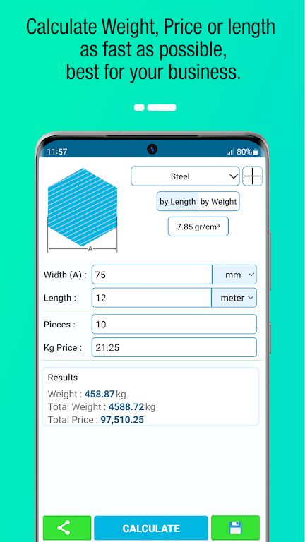 Metal Weight Calculator screenshot 18