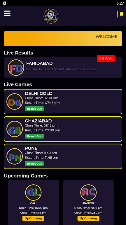 SK Circle Results App screenshot 1