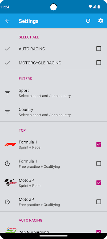 Motorsport Calendar 2024 screenshot 1