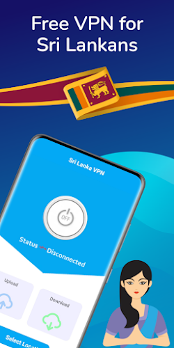 Sri Lanka VPN - Fast Unlimited screenshot 1