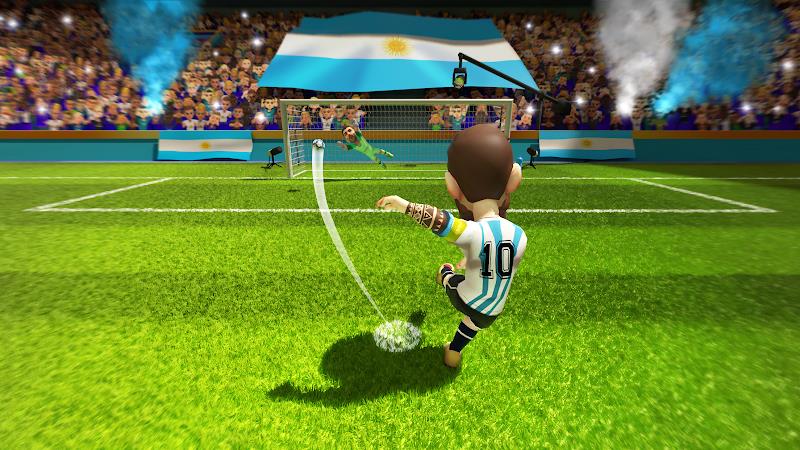 Mini Football - Mobile Soccer screenshot 1