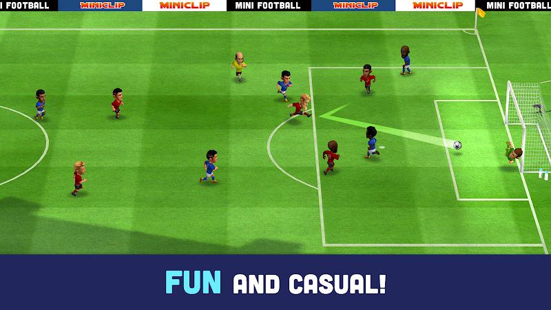 Mini Football - Mobile Soccer screenshot 2