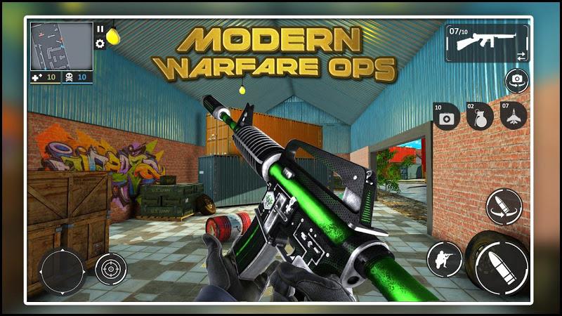 Modern War Army FPS: Gun Games screenshot 1