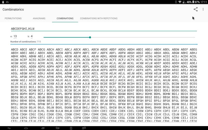 Combinatorics Mathematics screenshot 8