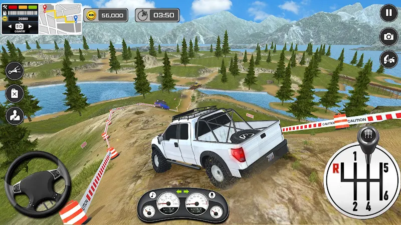 Offroad Parking 3d- Jeep Games screenshot 2