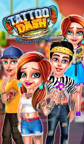 Tattoo Dash : Simulator Games screenshot 11