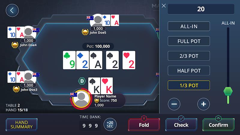 Match Poker Online screenshot 4