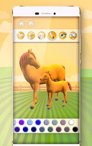 Horse Coloring Book 3D screenshot 3