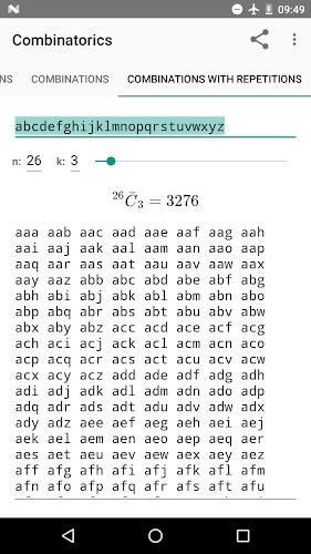 Combinatorics Mathematics screenshot 3