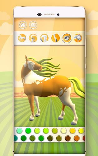 Horse Coloring Book 3D screenshot 8