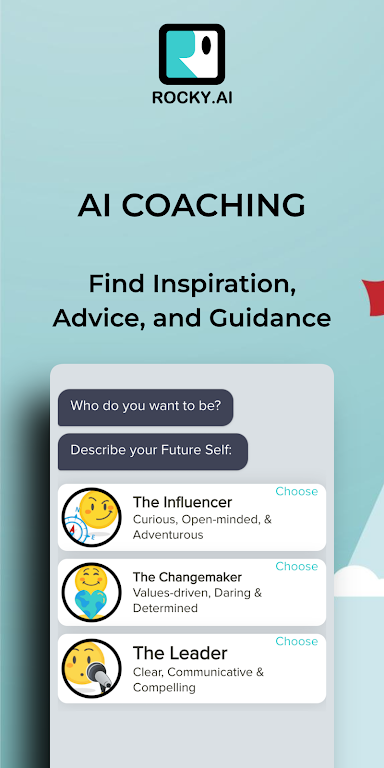 AI Coach Rocky: Growth Mindset screenshot 1