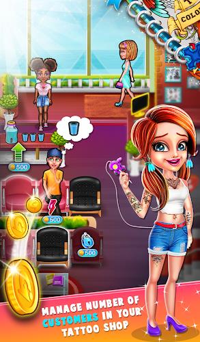 Tattoo Dash : Simulator Games screenshot 2