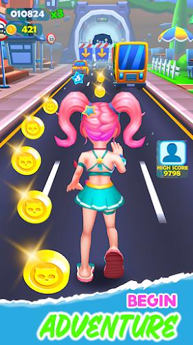 Anime School Girl Dash Runner screenshot 4