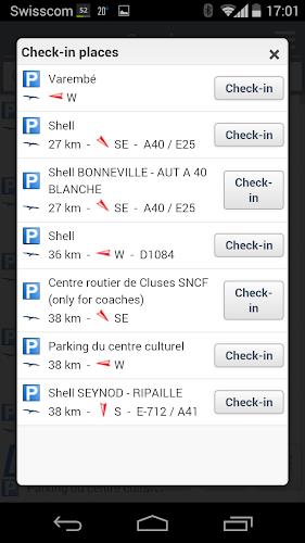 TRANSPark truck parking areas screenshot 4