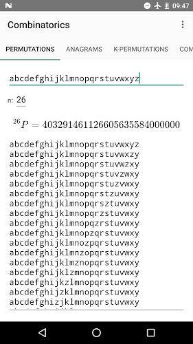 Combinatorics Mathematics screenshot 1