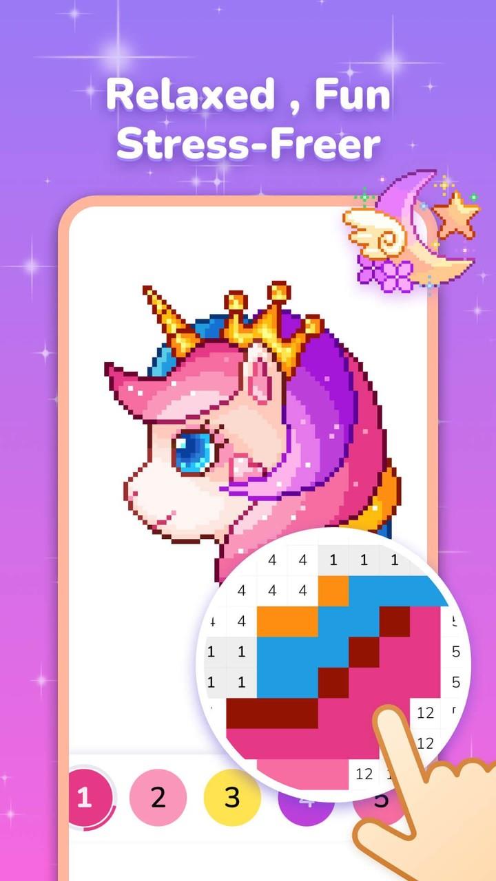 Pixel Coloring-Paint by number screenshot 3