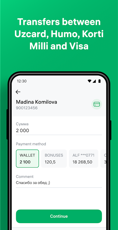 Alif Mobi: pay and transfer screenshot 1