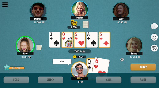 Kindza Poker Texas Holdem screenshot 2