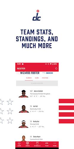 Washington Wizards Mobile screenshot 4