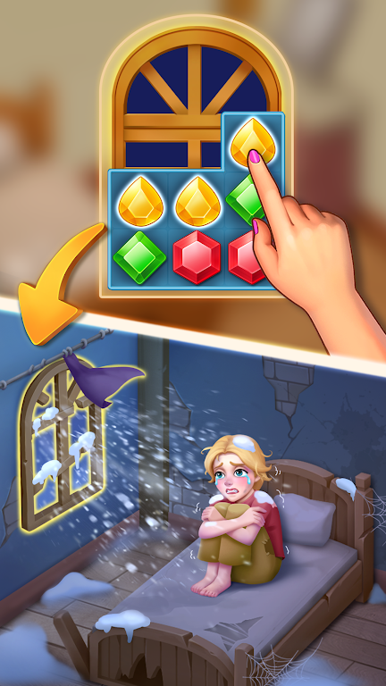 Jewel Hunter - Xếp Kim Cương screenshot 1