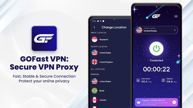 GOFast VPN: Secure VPN Proxy screenshot 1