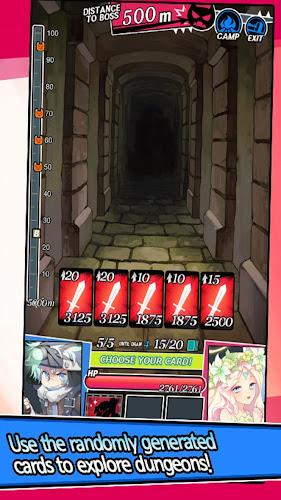 Dungeon&Girls: Card Battle RPG screenshot 7