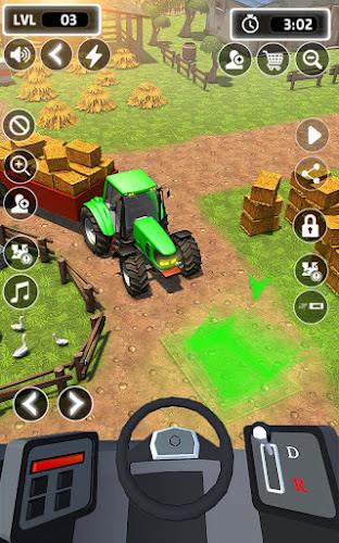 Farm Master Tractor Drive Game screenshot 1