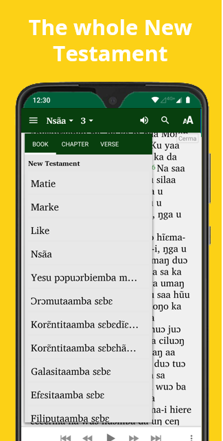 Cerma Bible - NT with audio screenshot 3