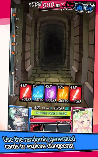 Dungeon&Girls: Card Battle RPG screenshot 18