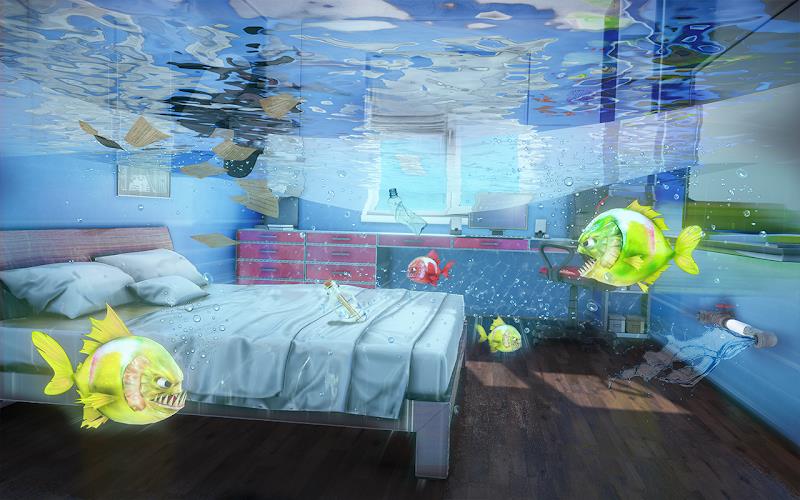 Piranha Flying Fish Escape screenshot 2