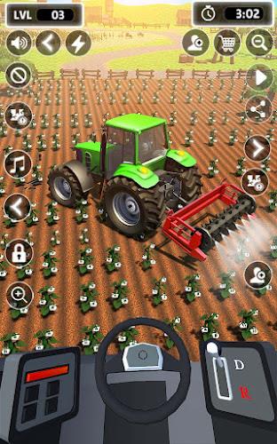 Farm Master Tractor Drive Game screenshot 4