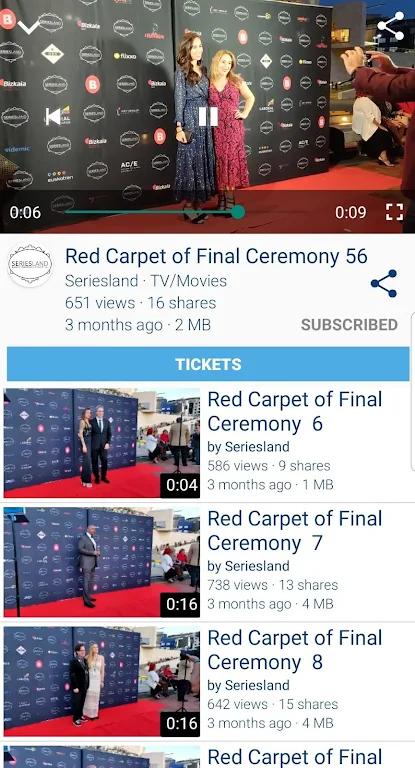 videmic - event app screenshot 1