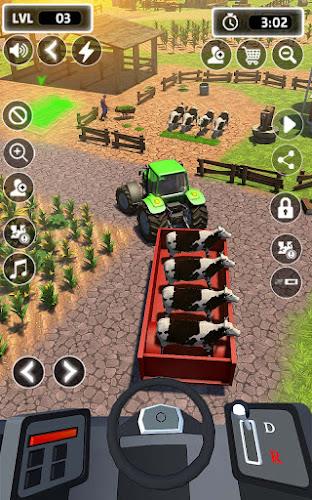 Farm Master Tractor Drive Game screenshot 3