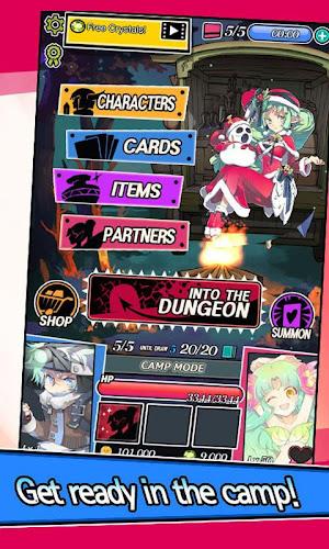 Dungeon&Girls: Card Battle RPG screenshot 4