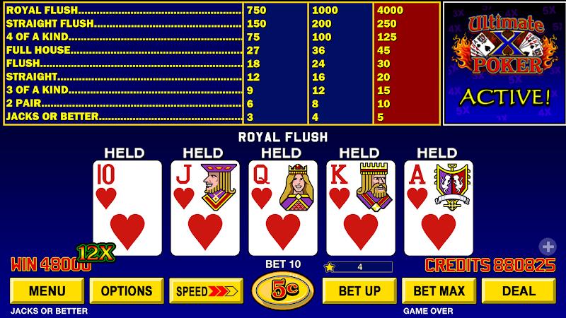 Ultimate X Poker™ Video Poker screenshot 7