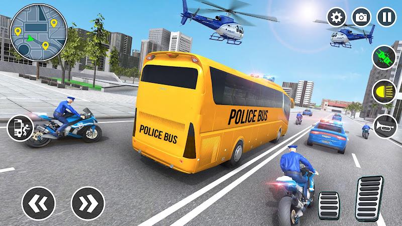 Bus Simulator 3D Police Games screenshot 3