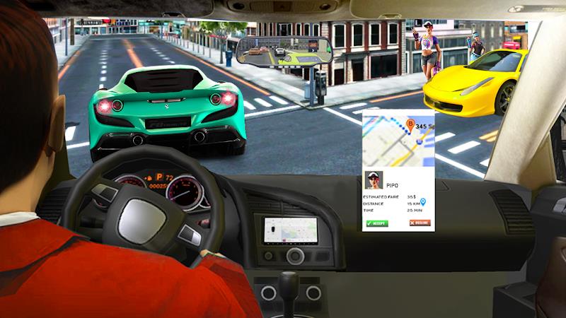 Taxi Games Driving Car Game 3D screenshot 9