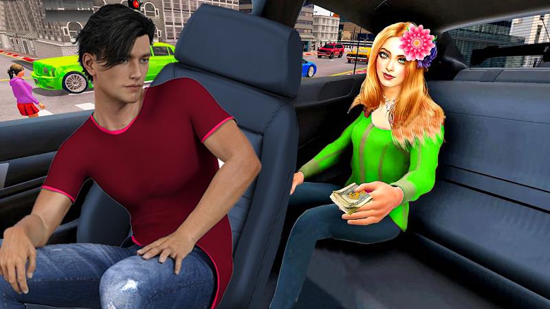 Taxi Games Driving Car Game 3D screenshot 6