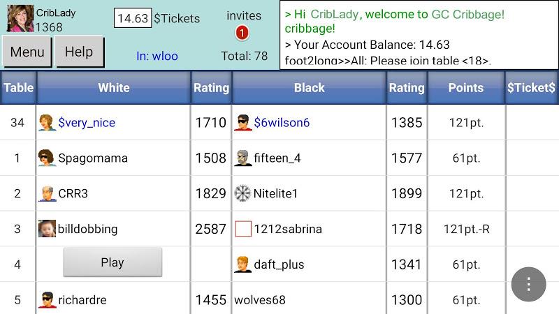Cribbage GC screenshot 2