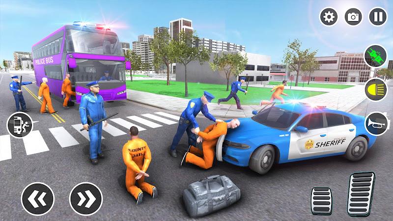 Bus Simulator 3D Police Games screenshot 14