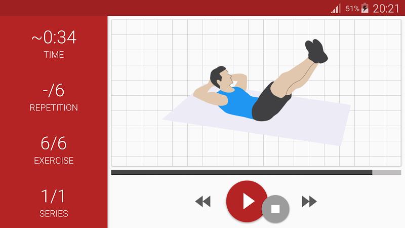 Abs workout A6W - flat belly screenshot 8