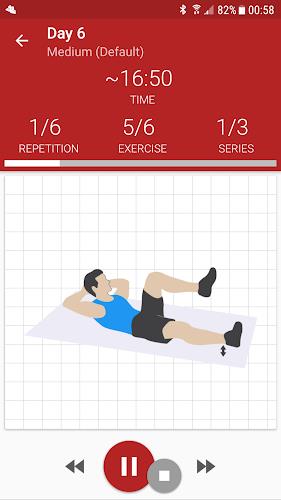 Abs workout A6W - flat belly screenshot 1