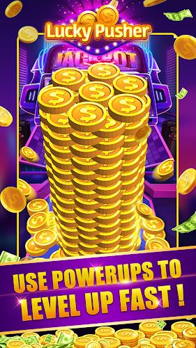 Lucky Cash Pusher Coin Games screenshot 1