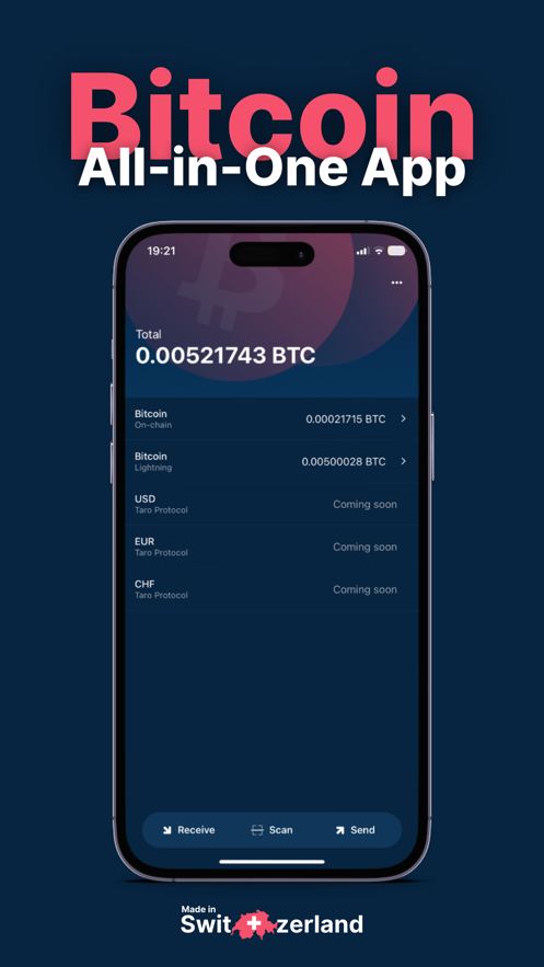 DFX BTC Taro Wallet screenshot 2