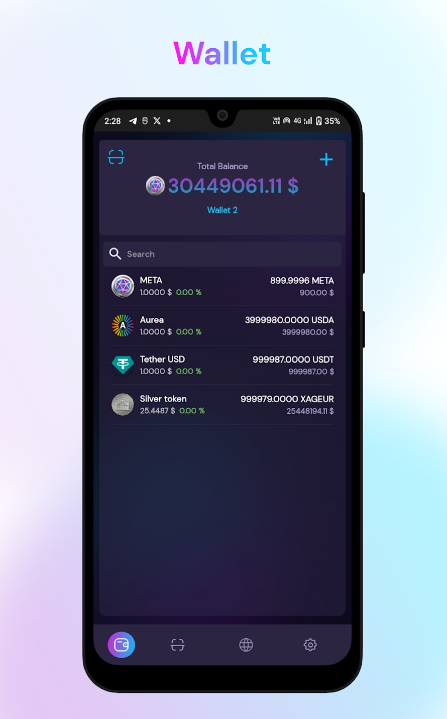 Metatron wallet screenshot 4