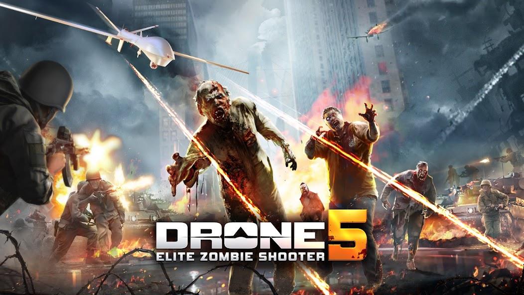 Drone 5: Elite Zombie Shooter Mod screenshot 1